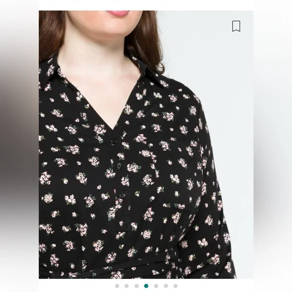 EUC Pretty Shirt Dress 🌸 - Picture 5 of 13